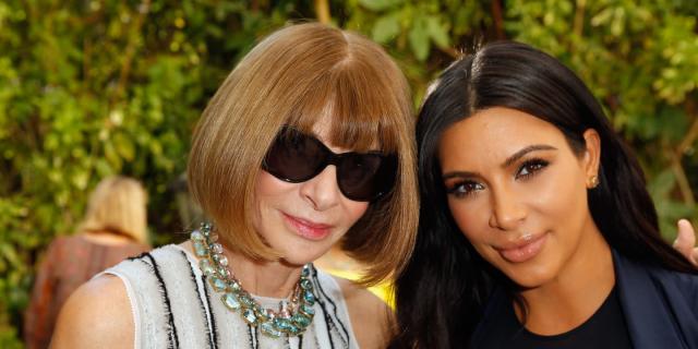 Kim Kardashian Snaps Selfie With Anna Wintour To Celebrate Her Hair Makeover