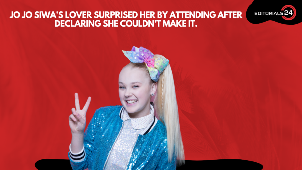 JoJo Siwa went to her first Pride parade, and her girlfriend adorably surprised her by showing up after saying she couldn't make it
