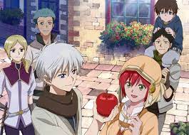 snow white with the red hair anime