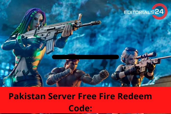 pakistan free fire redeem code