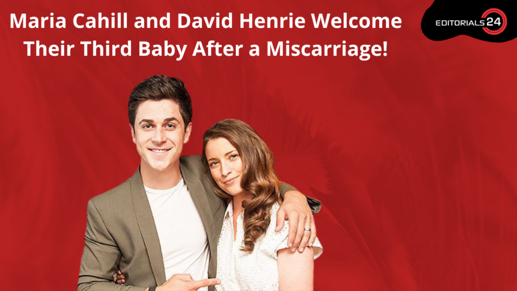 David Henrie, Maria Cahill Welcome 3rd Baby After Miscarriage