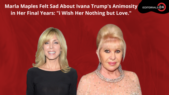 Marla Maples Felt 'Sad' About Animosity with Ivana Trump