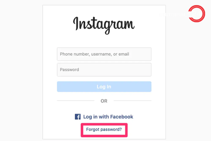 instagram password forgot