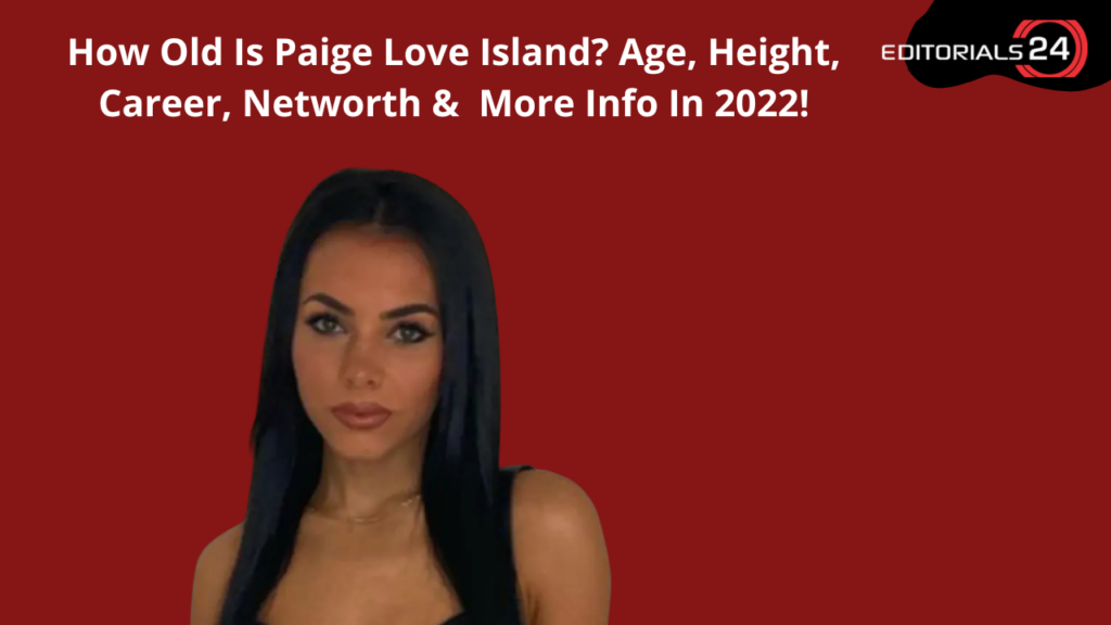 how old is paige love island