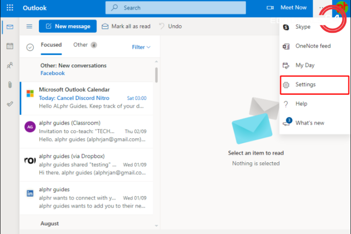 how to set out of office in outlook app
