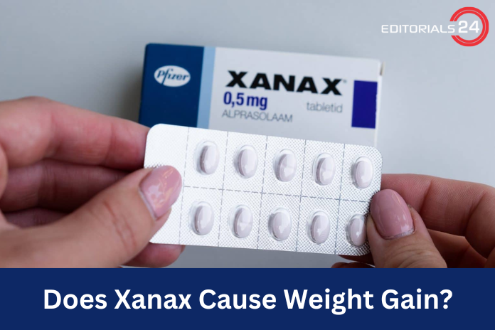 does xanax cause weight gain