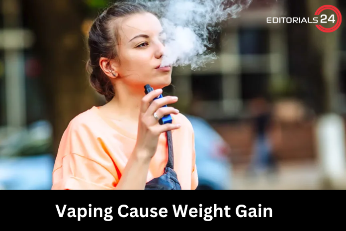 does vaping cause weight gain