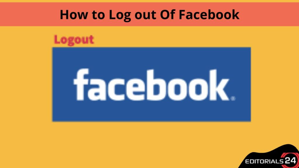 how to log out of facebook