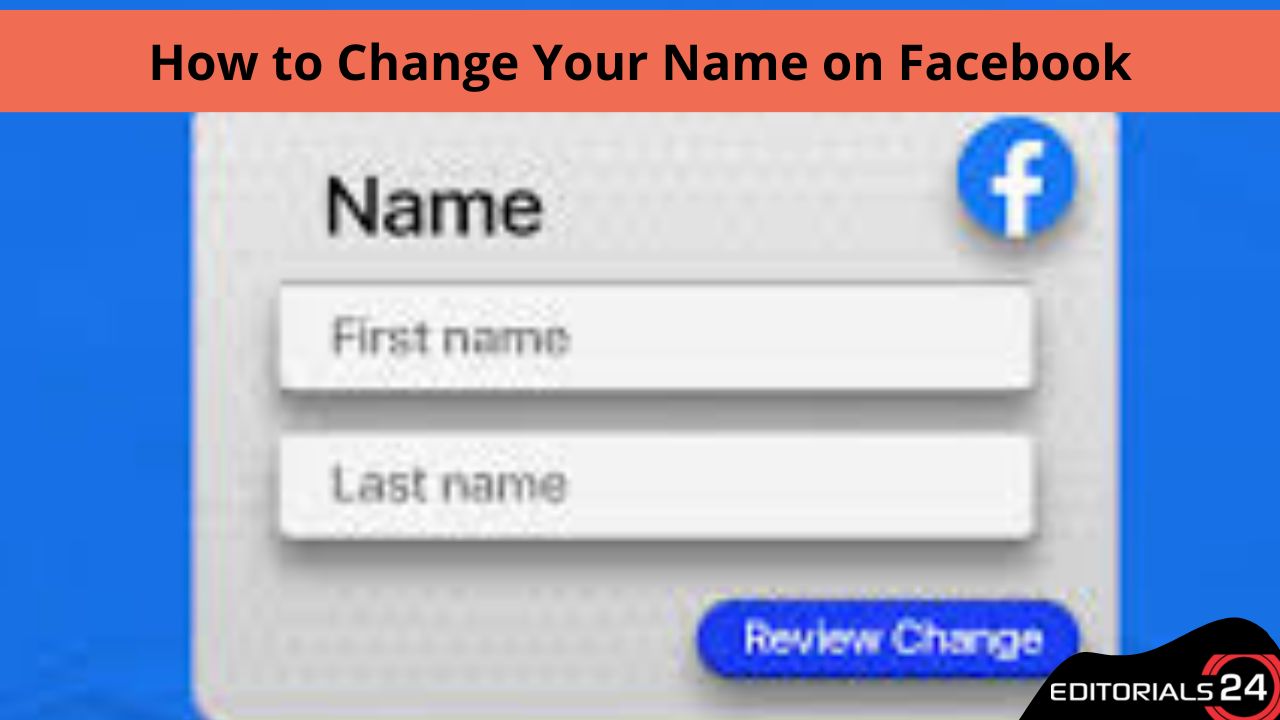 how to change your name on facebook