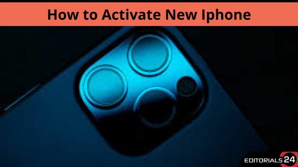 how to activate new iphone