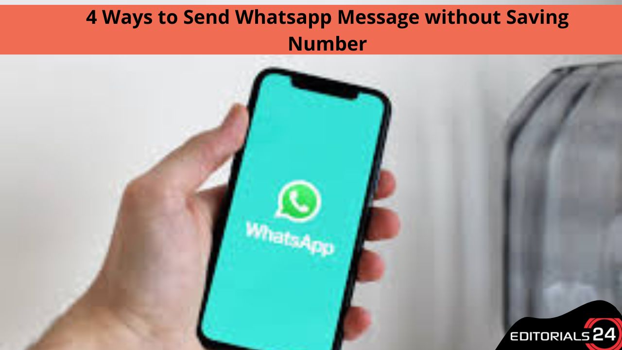 ways to send whatsapp message without saving number