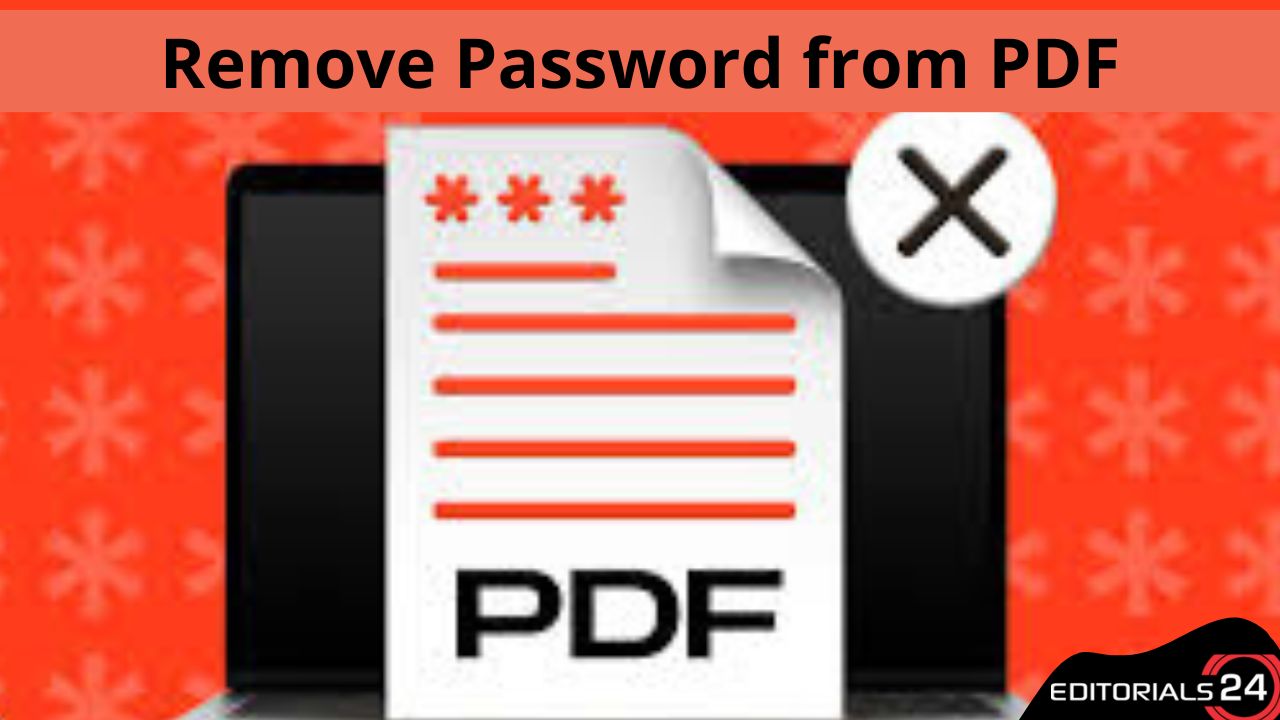 remove password from pdf