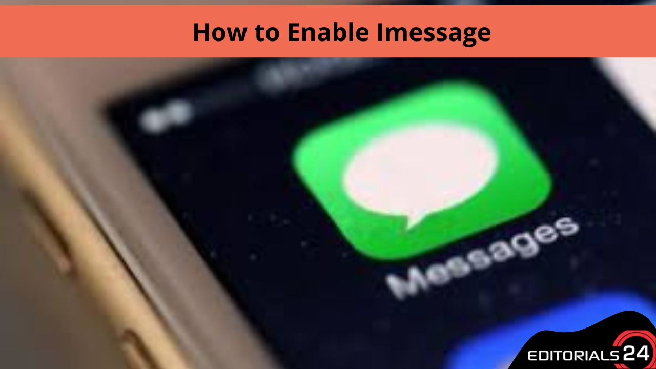 how to enable imessage