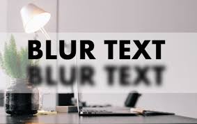 how to view blurred text on websites