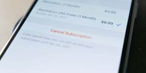 how to cancel subscriptions on iphone