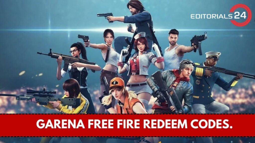 Garena Free Fire redeem codes for today,