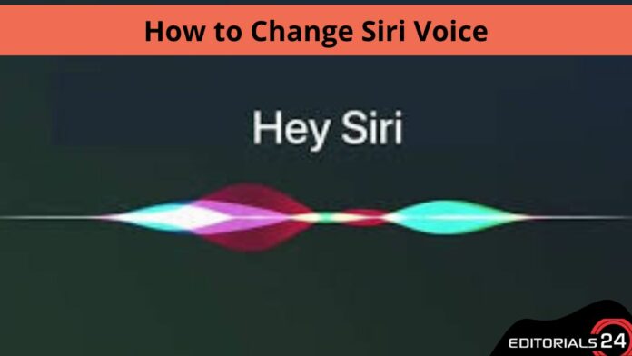 how to change siri voice