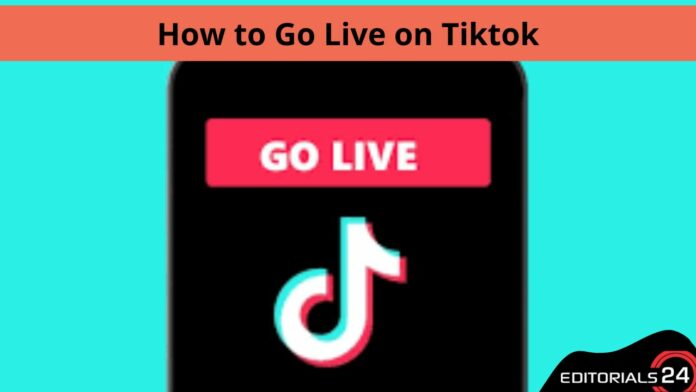 how to go live on tiktok