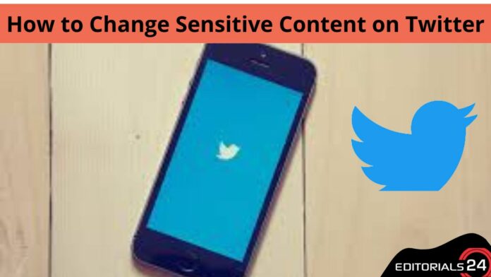 how to change sensitive content on twitter
