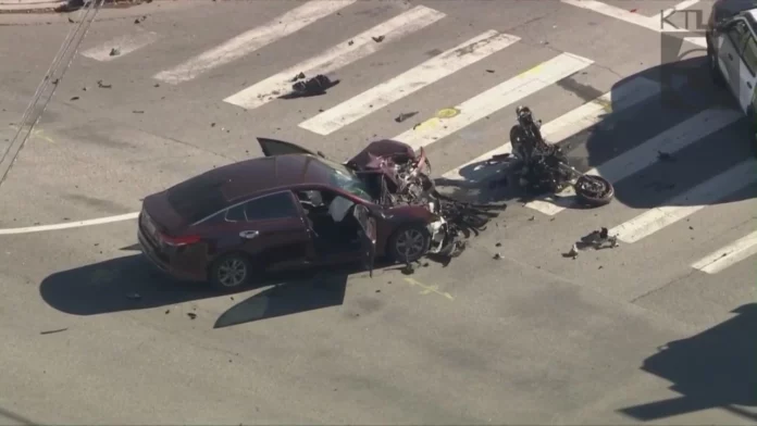 A Motorcyclist Has Been Killed in A Collision in Woodland Hills