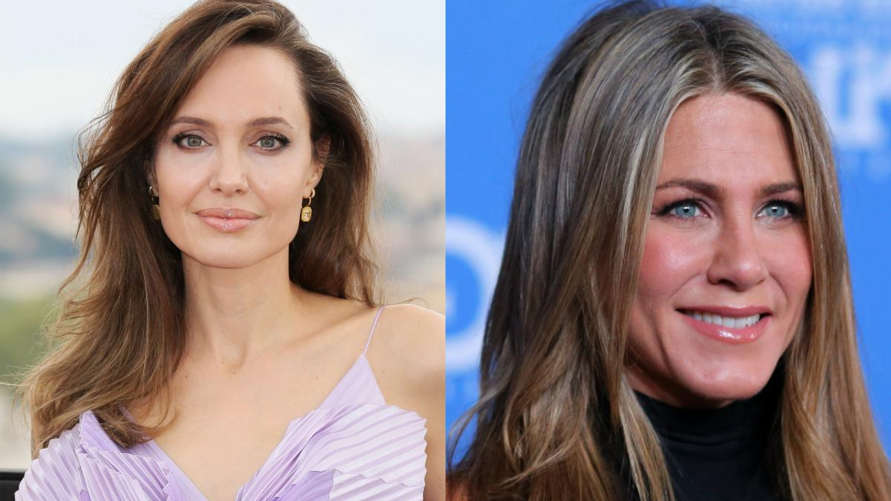 Jennifer Aniston and Angelina Jolie