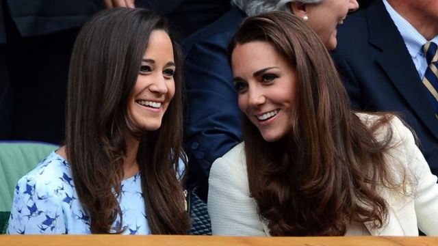 Kate Middleton and Pippa Middleton