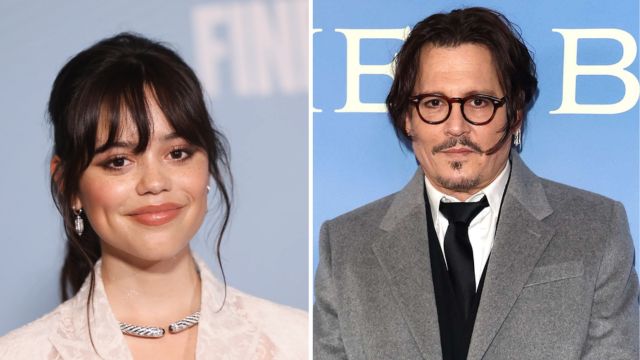 Johnny Depp and Jenna Ortega