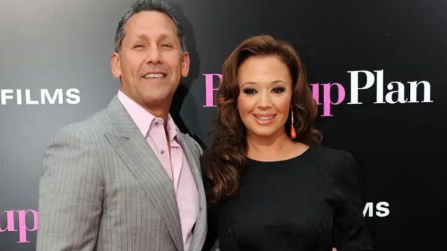 Leah Remini and Angelo Pagan