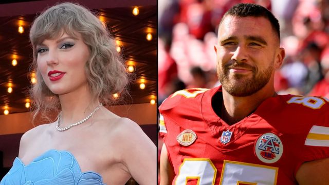 Taylor Swift and Travis Kelce