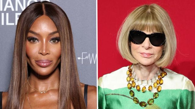 Naomi Campbell and Anna Wintour